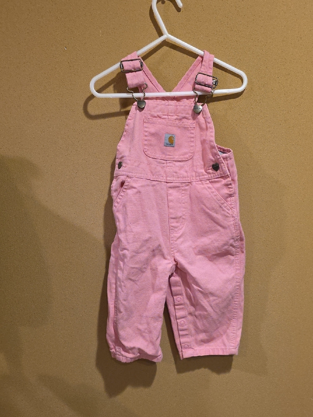 Carhartt Light Pink Baby/Toddler Overalls